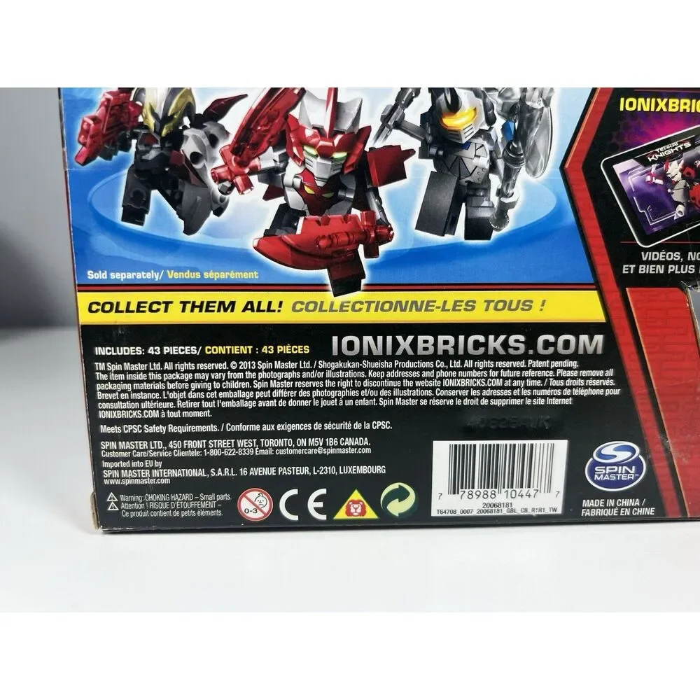 Ionix Tenkai Knights Action Pack 10506 Guardian Zephyrus Tavox Granox New Sealed